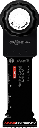 „Bosch EXPERT MultiMax“ lenktas MAII 32 APT įgilinamo pjovimo ašmenys.